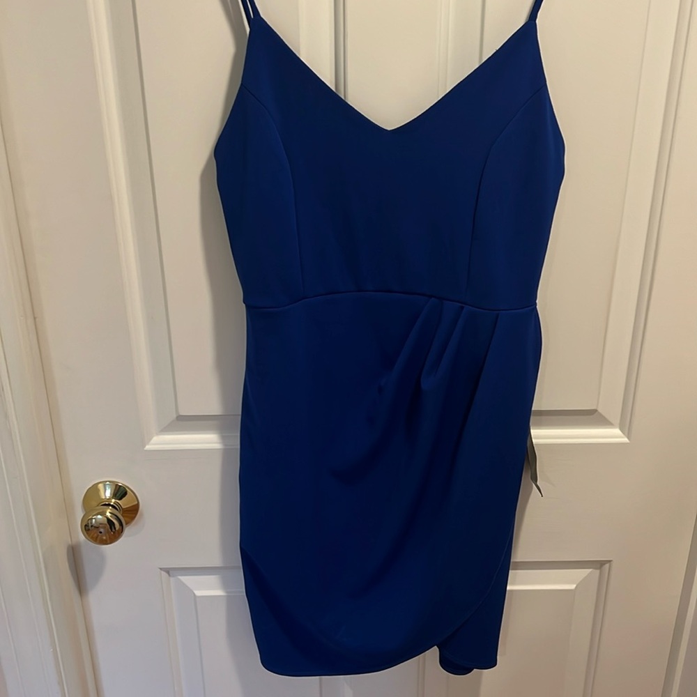 Tulip mini bodycon dress